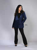 Royal Blue Blazer with Tassels – Bold Elegance and Unmatched Style