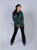 Green Blazer with Tassels – A Bold, Statement-Making Piece