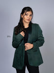 Green Blazer with Tassels – A Bold, Statement-Making Piece