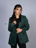 Green Blazer with Tassels – A Bold, Statement-Making Piece