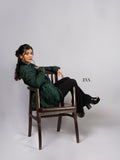 Green Blazer with Tassels – A Bold, Statement-Making Piece