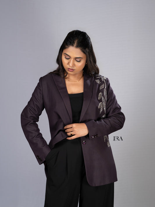 Mirage Embroidery Blazer - Where Elegance Meets Artistry