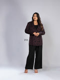 Purple Peplum Blazer - A Chic Fusion of Elegance and Modern Design