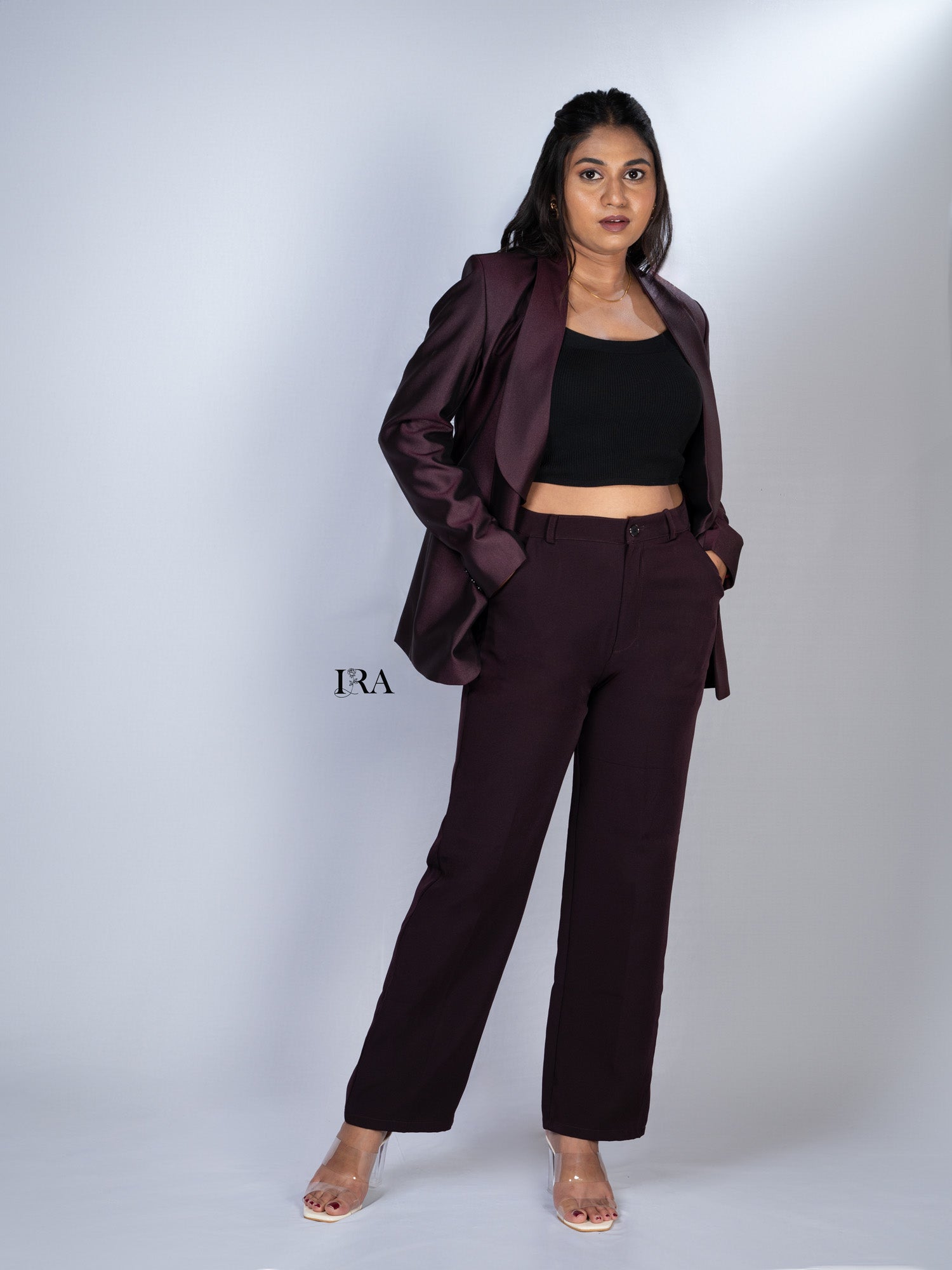 Radiant Red Blazer – A Luxurious Touch of Elegance and Shine