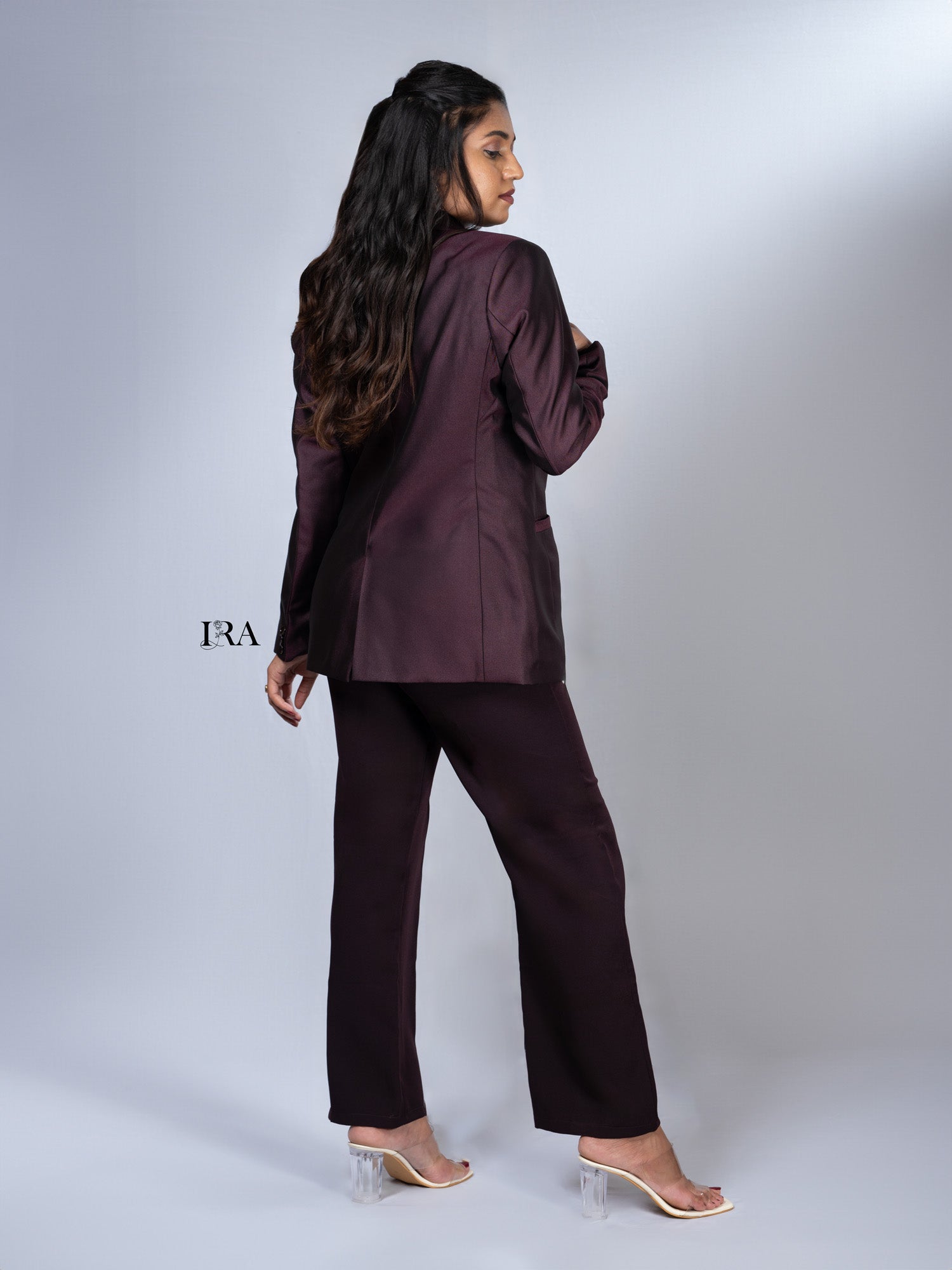 Radiant Red Blazer – A Luxurious Touch of Elegance and Shine