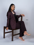 Radiant Red Blazer – A Luxurious Touch of Elegance and Shine