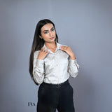 Metallic Grey Premium Shirt