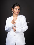 Classic White Blazer – Clean, Elegant, and Effortlessly Chic